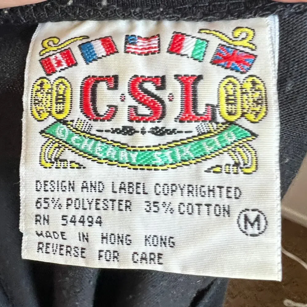 Vintage Banana Republic Black Wrap Top Y2K Goth Indie Sleaze Grunge 2000s Medium - Picture 3 of 5